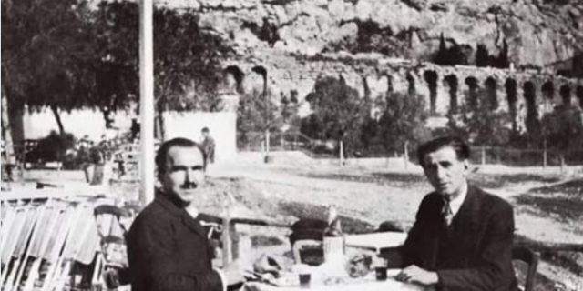 Ρετρό:  Νίκος Καζαντάκης και Γεράσιμος Βαλσάμης