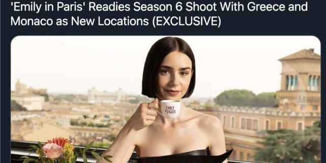 Στην Ελλάδα ο νέος κύκλος του Emily in Paris