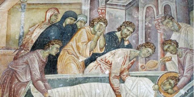 Η ανακομιδή των λειψάνων του Αγίου Γεωργίου