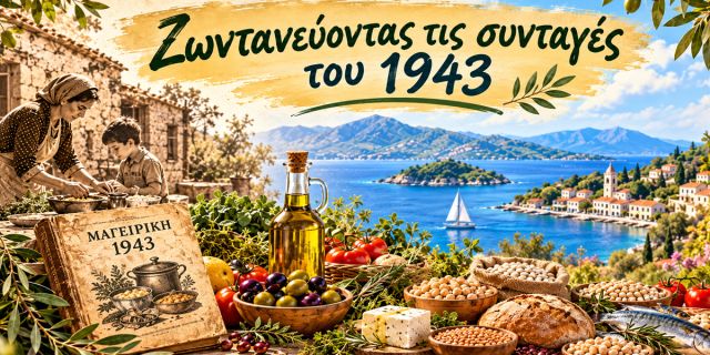 «Ζωντανεύοντας τις συνταγές του 1943»: Σήμερα η εκδήλωση στην Ιακωβάτειο Βιβλιοθήκη