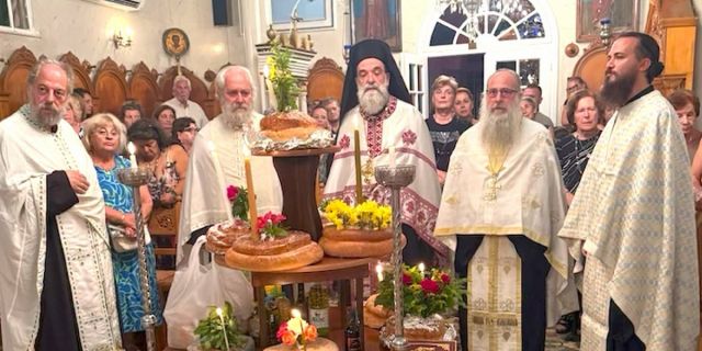 Μέγας Εσπερινός στον Ιερό Ναό Γενεσίου της Θεοτόκου Μαγγάνας Μηνιών