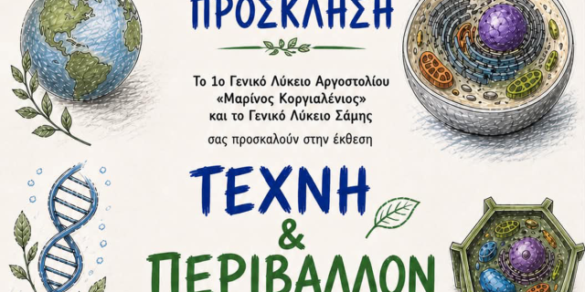 Έκθεση «Τέχνη και Περιβάλλον» από το 1ο ΓΕΛ Αργοστολίου και το ΓΕΛ Σάμης