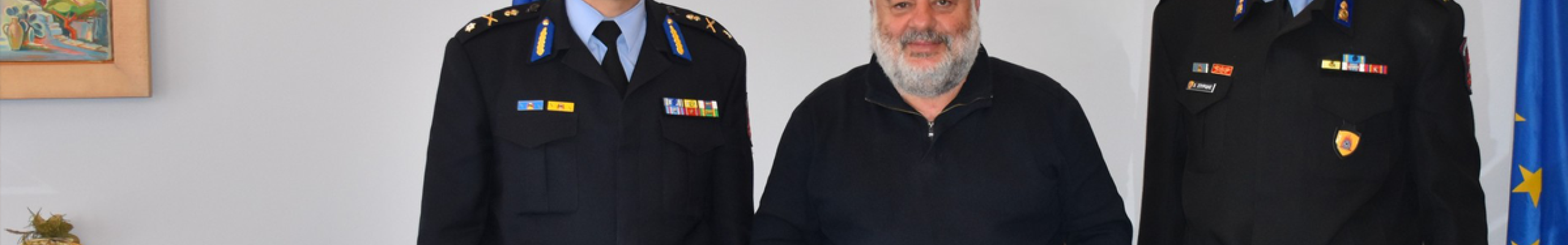 Επίσκεψη νέου Περιφερειακού Διοικητή Πυροσβεστικών Υπηρεσιών Ιονίων Νήσων, στον Δήμαρχο Αργοστολίου