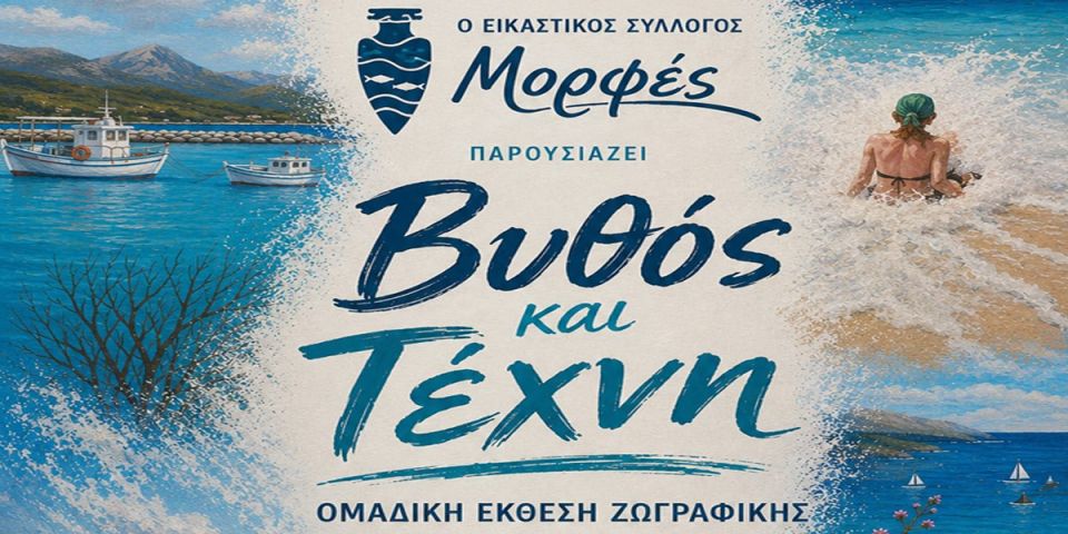 «Βυθός και Τέχνη»: Η θάλασσα της Κεφαλονιάς γίνεται έμπνευση μέσα από τη ζωγραφική