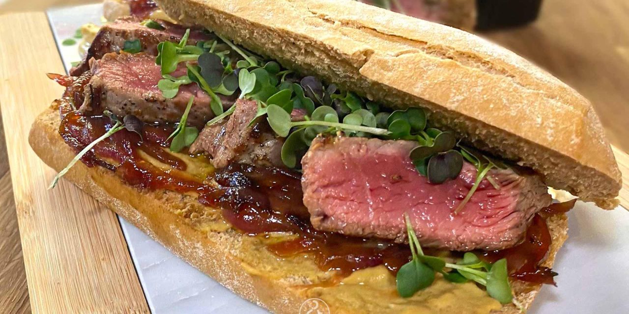 Συνταγή για Steak sandwich