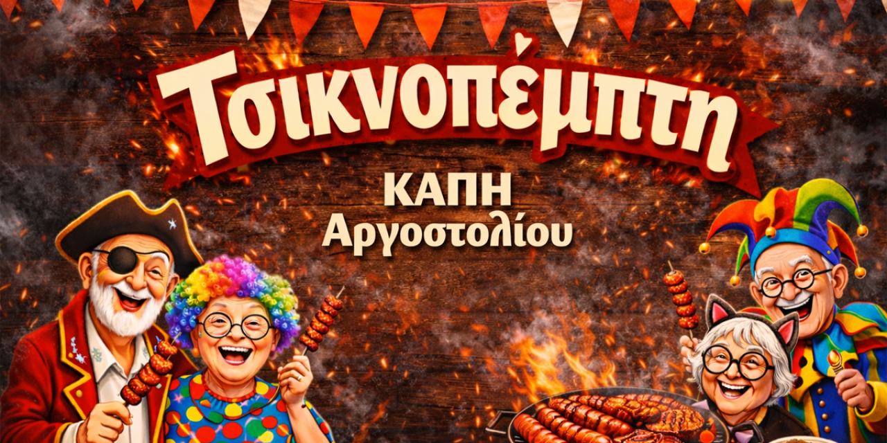 Τσικνοπέμπτη με γλέντι στο ΚΑΠΗ Αργοστολίου