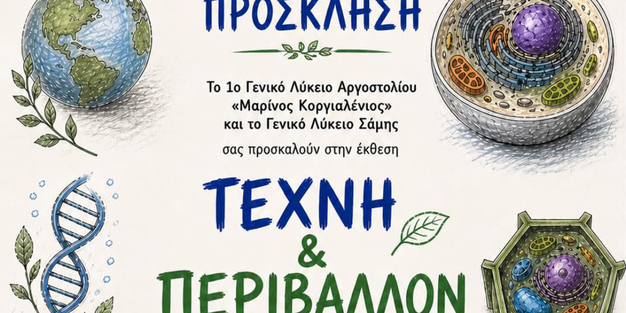 Έκθεση «Τέχνη και Περιβάλλον» από το 1ο ΓΕΛ Αργοστολίου και το ΓΕΛ Σάμης