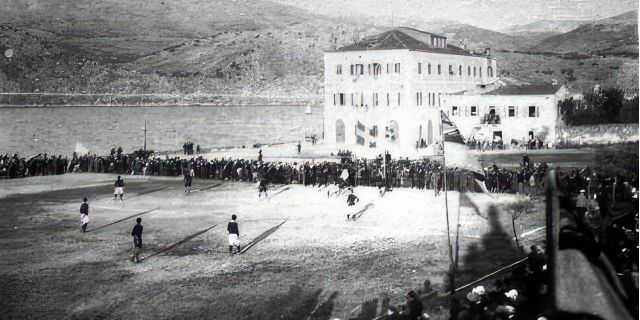 Αγώνας ποδοσφαίρου στο Αργοστόλι (1920)