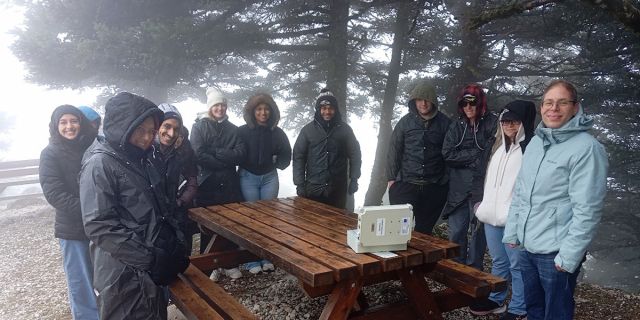 Πραγματοποιήθηκε τo 2ο εργαστήριο πεδίου στο Ινστιτούτο Μηχανικής Φυσικών Κινδύνων για το Western Connecticut State University