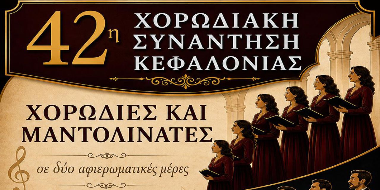 Πρόγραμμα 42ης Χορωδιακής Συνάντησης Κεφαλονιάς