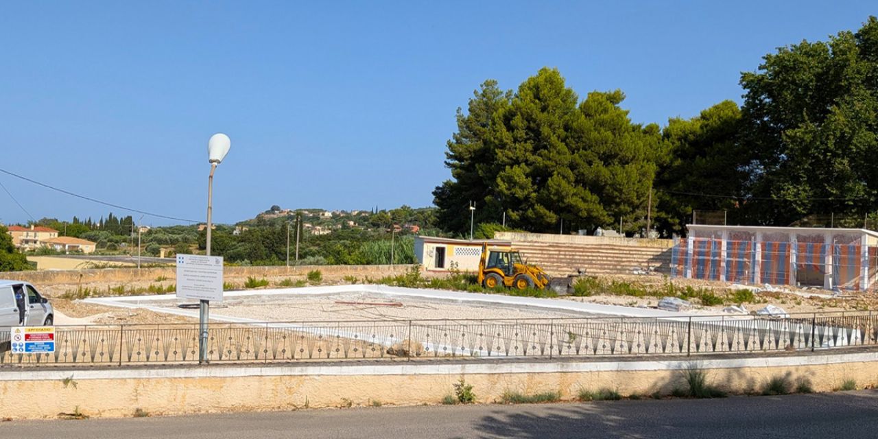 Προχωρούν οι εργασίες αποκατάστασης στο Αθλητικό Κέντρο Κουρκουμελάτων