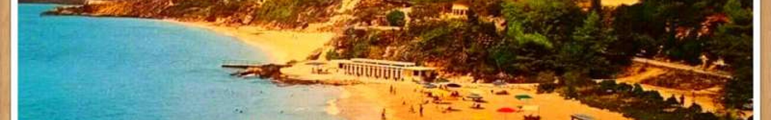 Ένα όμορφο card postal από τον Πλατύ γυαλό στη Λάσση