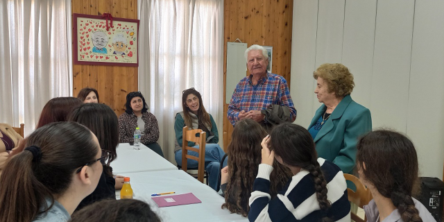 Επίσκεψη του 2ου Γυμνασίου Αργοστολίου στο ΚΑΠΗ Αργοστολίου
