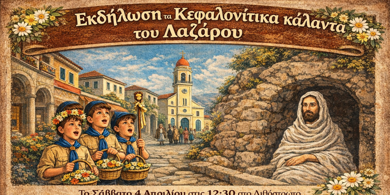 Π.Σ «Το Ριφόρτσο» – Τα Λαζαρικά κάλαντα στην Κεφαλονιά: Ένα έθιμο με ρίζες στον 19ο αιώνα