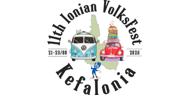 11ο Ιόνιο Φεστιβάλ κλασικών VW Κεφαλονιά 21-23/08 2026