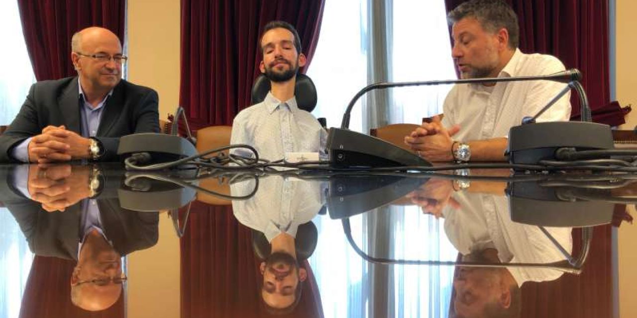 Η επίσκεψη του Στυλιανού Κυμπουρόπουλου στην Κεφαλλονιά