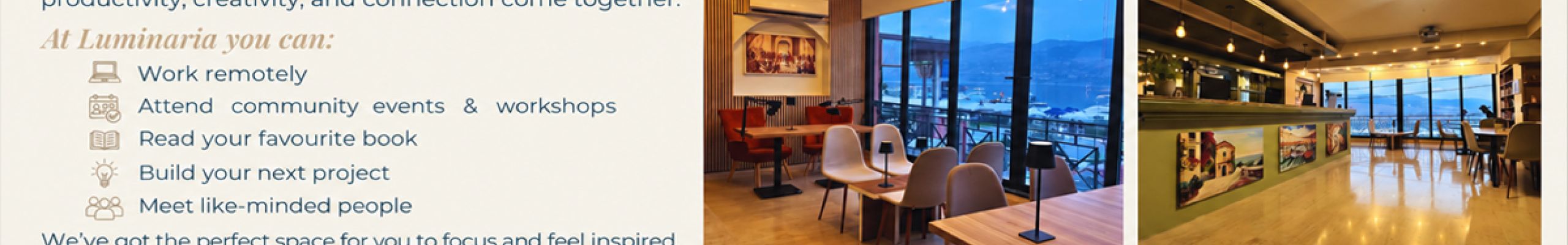 Luminaria Study Cove: Ένας νέος χώρος εργασίας, μελέτης και δημιουργίας στο Ληξούρι