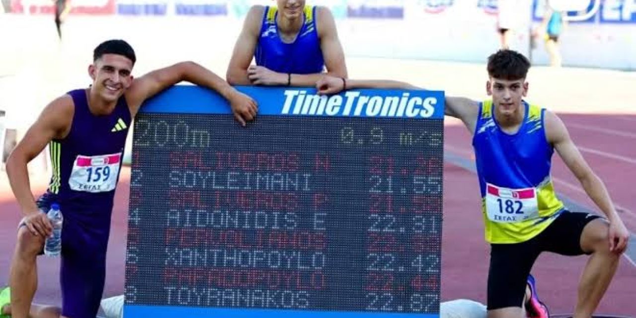 Μεγάλη εμφάνιση από τον Γκέρσι Σουλεϊμάνι στο Πανελλήνιο Πρωτάθλημα Στίβου Κ18