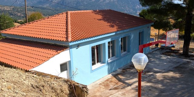 Ολοκληρώθηκαν οι εργασίες αποκατάστασης του πρώην Δημοτικού Σχολείου Καπανδριτίου