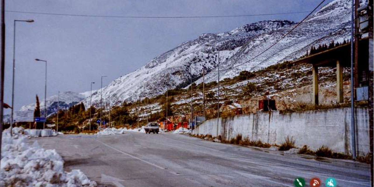 Φωτογραφίες με τη χιονισμένη Κεφαλονιά το 2006!