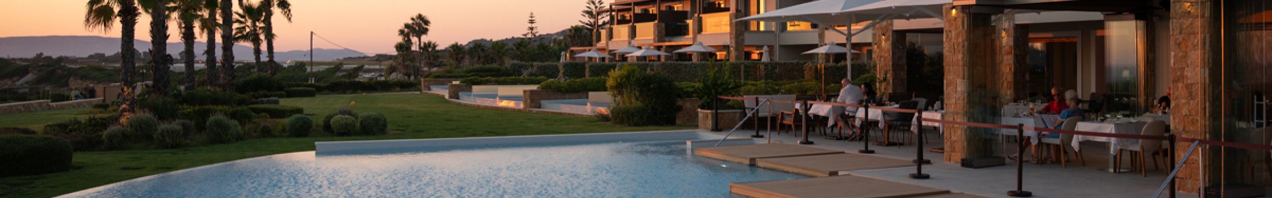 Turquoise Restaurant στο Electra Kefalonia Hotel & Spa: Γεύσεις με φόντο το ηλιοβασίλεμα του Ιονίου