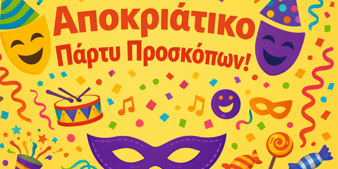 Αποκριάτικο Πάρτι Προσκόπων!
