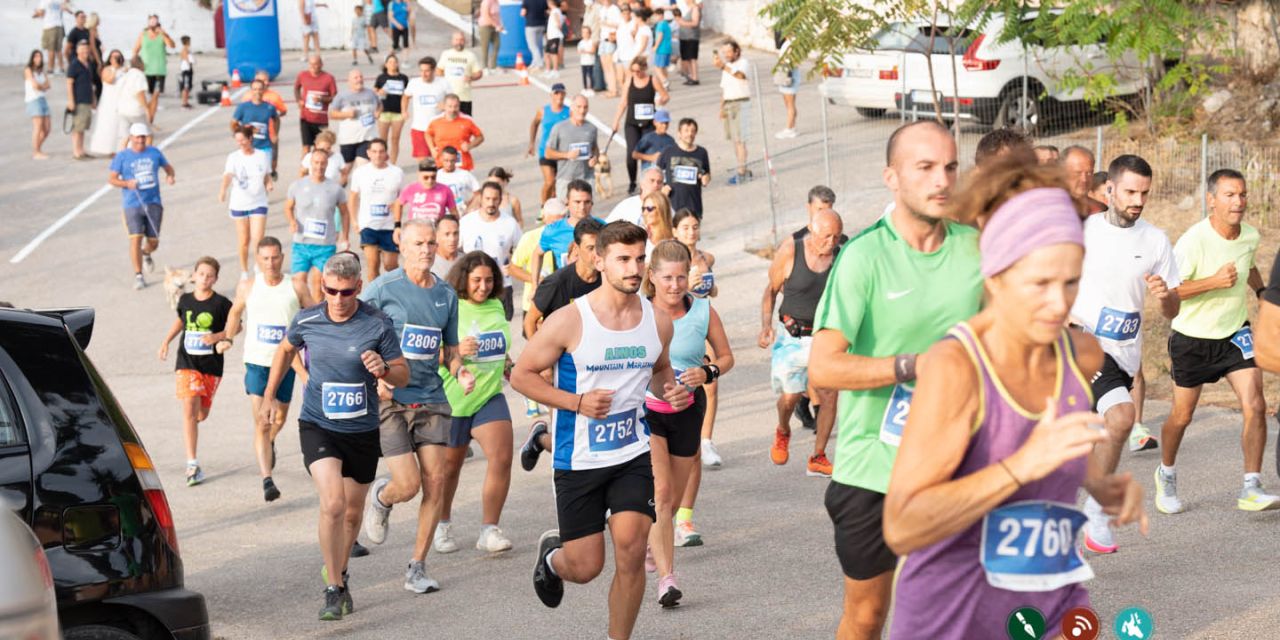 Μεγάλη επιτυχία του 7ου δρόμου Θηναίας Γης «Τρέχουμε με θέα» στον Αγκώνα [07.08.2022]￼