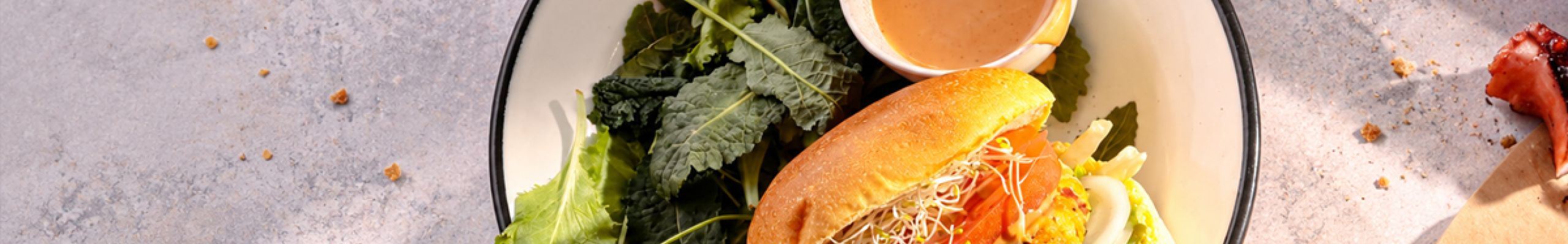 Veggie burger με «μπιφτέκι» από όσπρια και γλυκοπατάτες