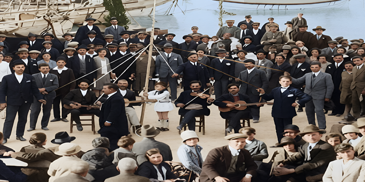 ΡΕΤΡΟ: Γαϊτανάκι στο Φισκάρδο το 1928