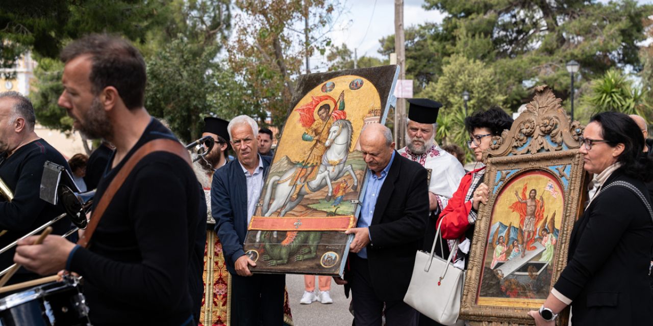 Με μεγαλοπρέπεια εορτάστηκε ο Άγιος Γεώργιος στα Δαυγάτα [23.04.2026]