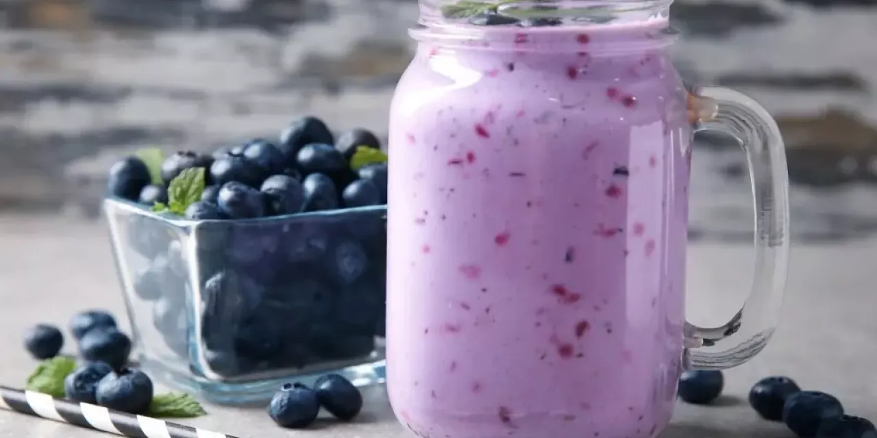 Smoothie με μύρτιλλα