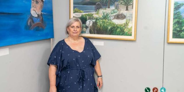 Εγκαίνια έκθεσης Ζωγραφικής και Ψηφιδωτού της Ευαγγελίας Παπαναστασάτου [03.08.2021]