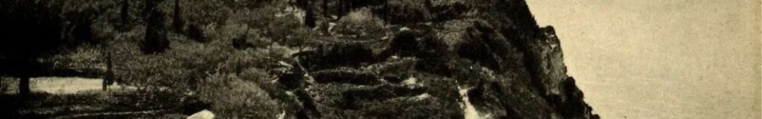 Η Ιερά Μονή Κηπουραίων σε retro φωτογραφία