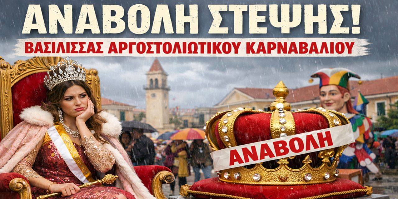 Αναβάλλεται η Στέψη της Βασίλισσας του Αργοστολιώτικου Καρναβαλιού