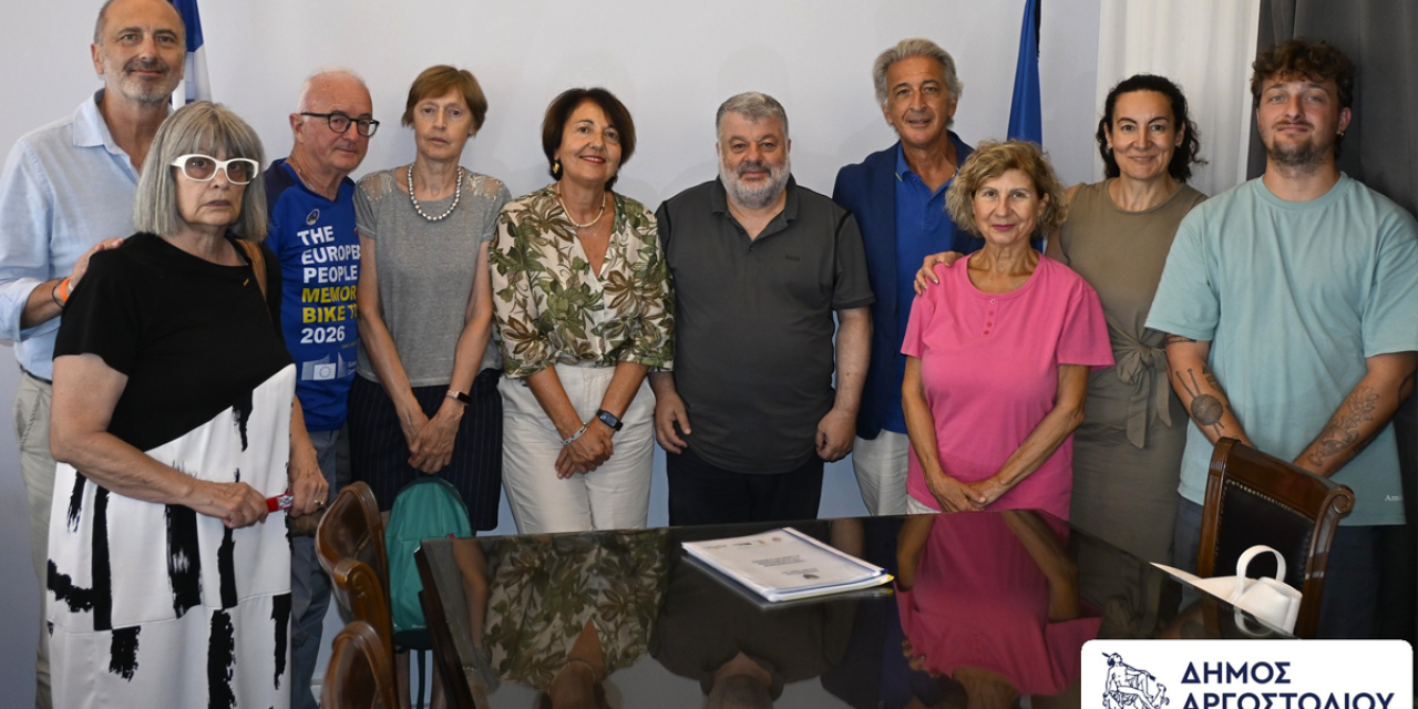 Ιταλική αντιπροσωπεία στο Αργοστόλι για τη διατήρηση της ιστορικής μνήμης